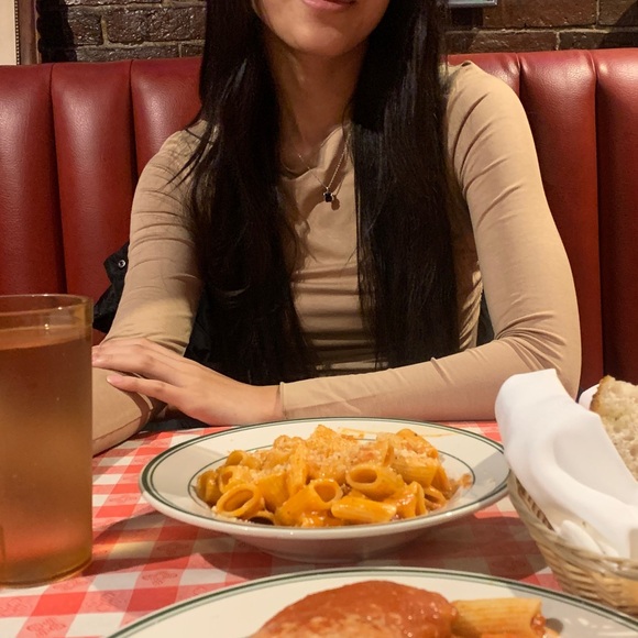 Ruched Beige/Tan Top - Tiger Mist - Picture 4 of 5